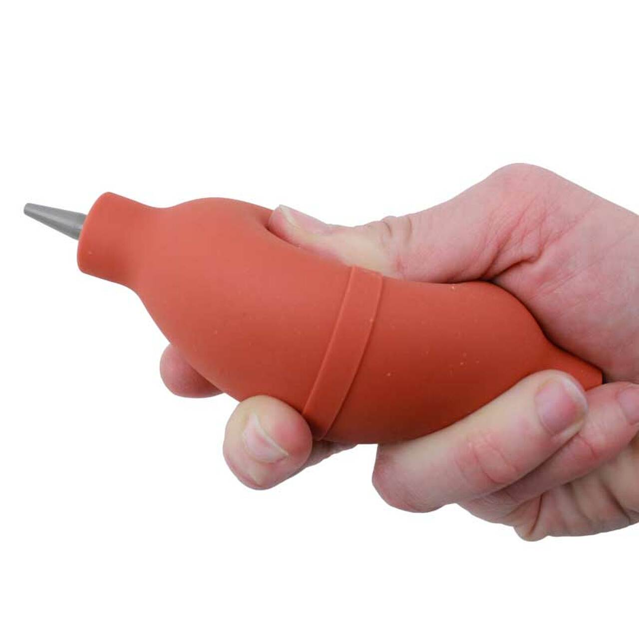 Bergeon 4657 fine tip rubber dust blower for precise cleaning of watch parts and delicate accessories.