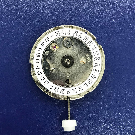 Chinese Automatic 4813 watch movement with silver plating and three hands for precise timekeeping.