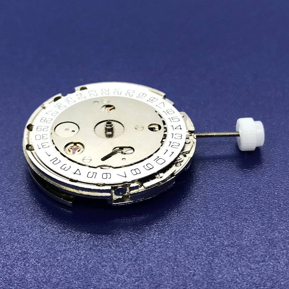 Chinese Automatic 4813 watch movement with silver plating, three hands, and precise timekeeping.