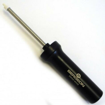 Bergeon 5011 watch case pump for precise glass removal from monobloc watch cases, professional watchmaker tool.