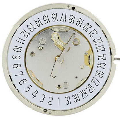 Ronda 5021D quartz watch movement, precise timing mechanism for watch repair and assembly.