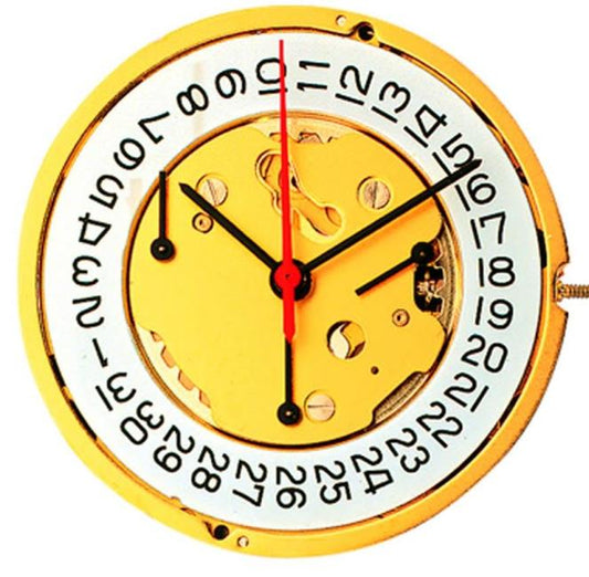 Ronda 5040D quartz watch movement with chronograph features for precise timekeeping