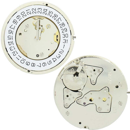 Ronda 5040D quartz watch movement with chronograph for accurate timekeeping and durable performance.