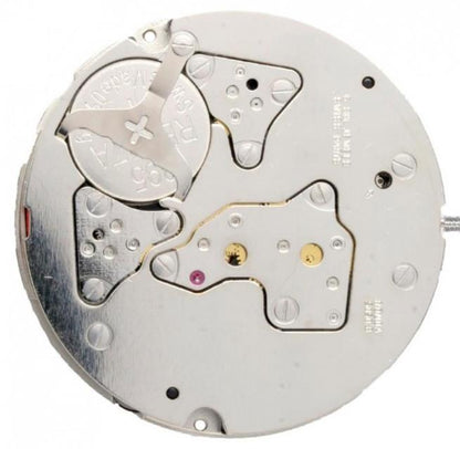Ronda 5050B quartz watch movement close-up showcasing precise repair components for watch accessories.