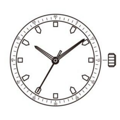 Pièces de rechange pour montres à mouvement à quartz Miyota 2036