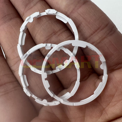Plastic watch case cushion mount ring for Miyota 8200 series movement accessory.