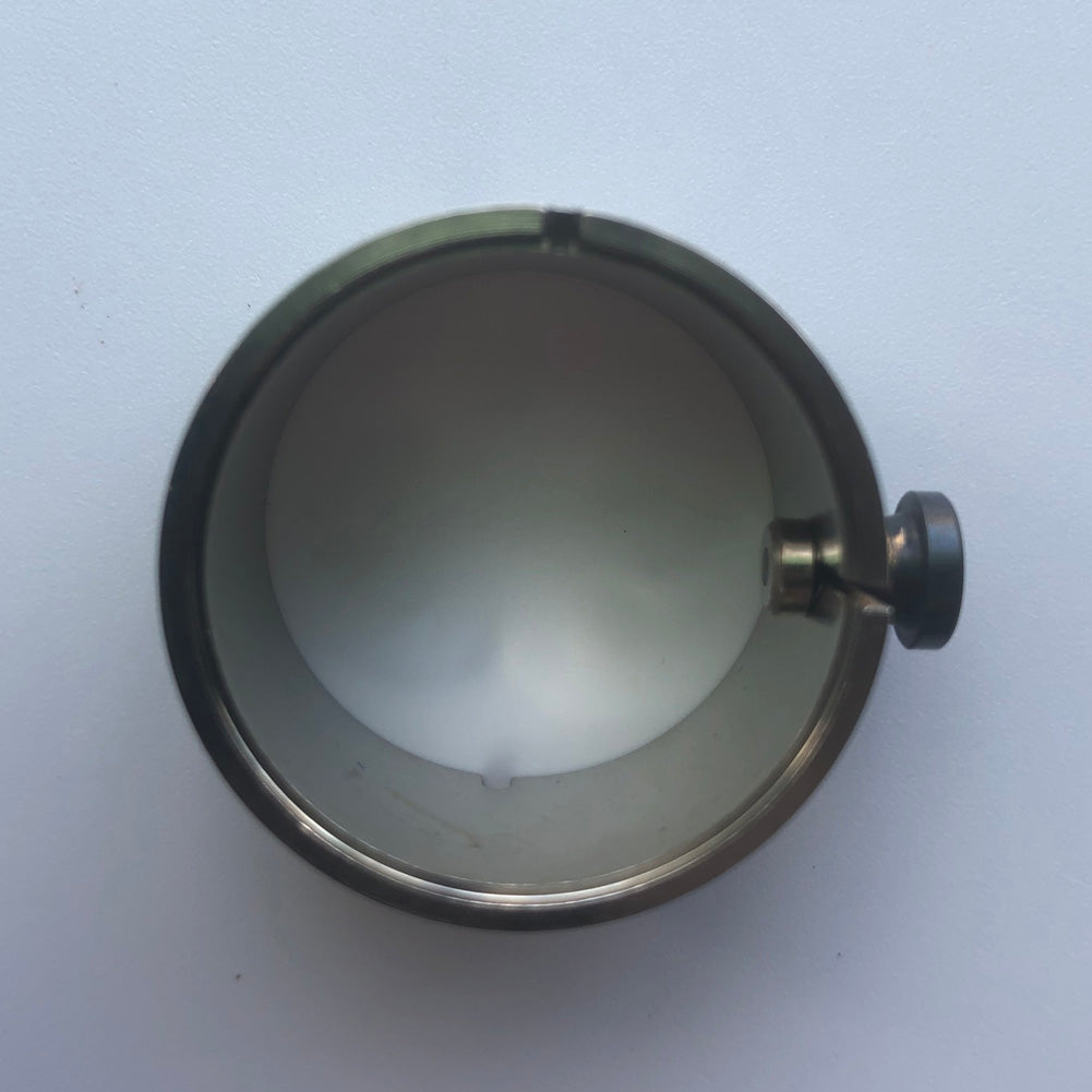 Bergeon 5914 reversible watch movement holder with knob for ETA 256.041, precision repair tool for watchmakers.