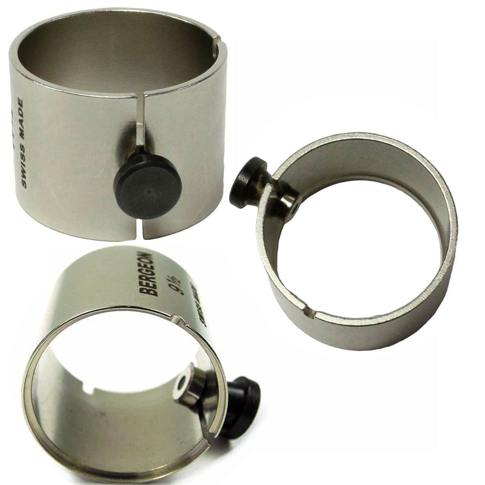 Bergeon 5914 reversible movement holder with knob for precise Swiss watch repair and handling.