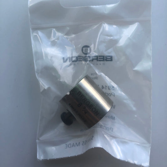 Reversible Bergeon 5914 movement holder with knob for ETA 2000 watches, durable watch repair tool.