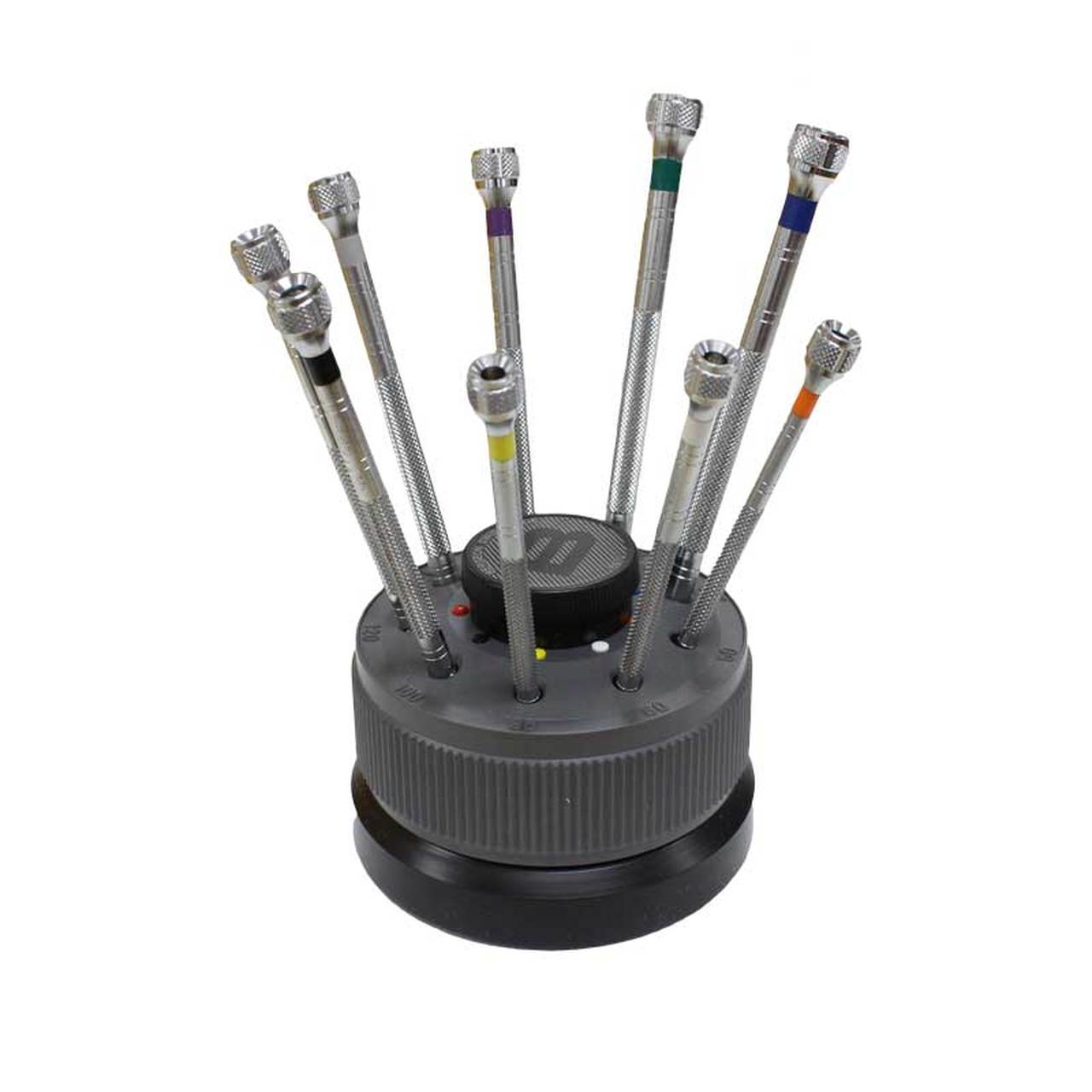 Bergeon 5970 precision watchmakers screwdriver set with stand for detailed watch repairs and maintenance