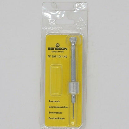 Bergeon 5971 drum barrel screwdriver set, sizes � 1.00-1.80mm for precise watch accessory repairs