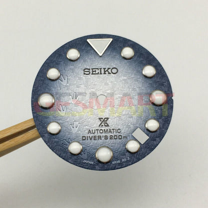 Luminous 28.5mm watch dial for NH35 movement, perfect for precise timekeeping upgrades.