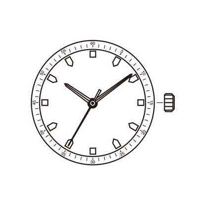 Mouvement à quartz japonais Miyota 5Y30, fabriqué au Japon