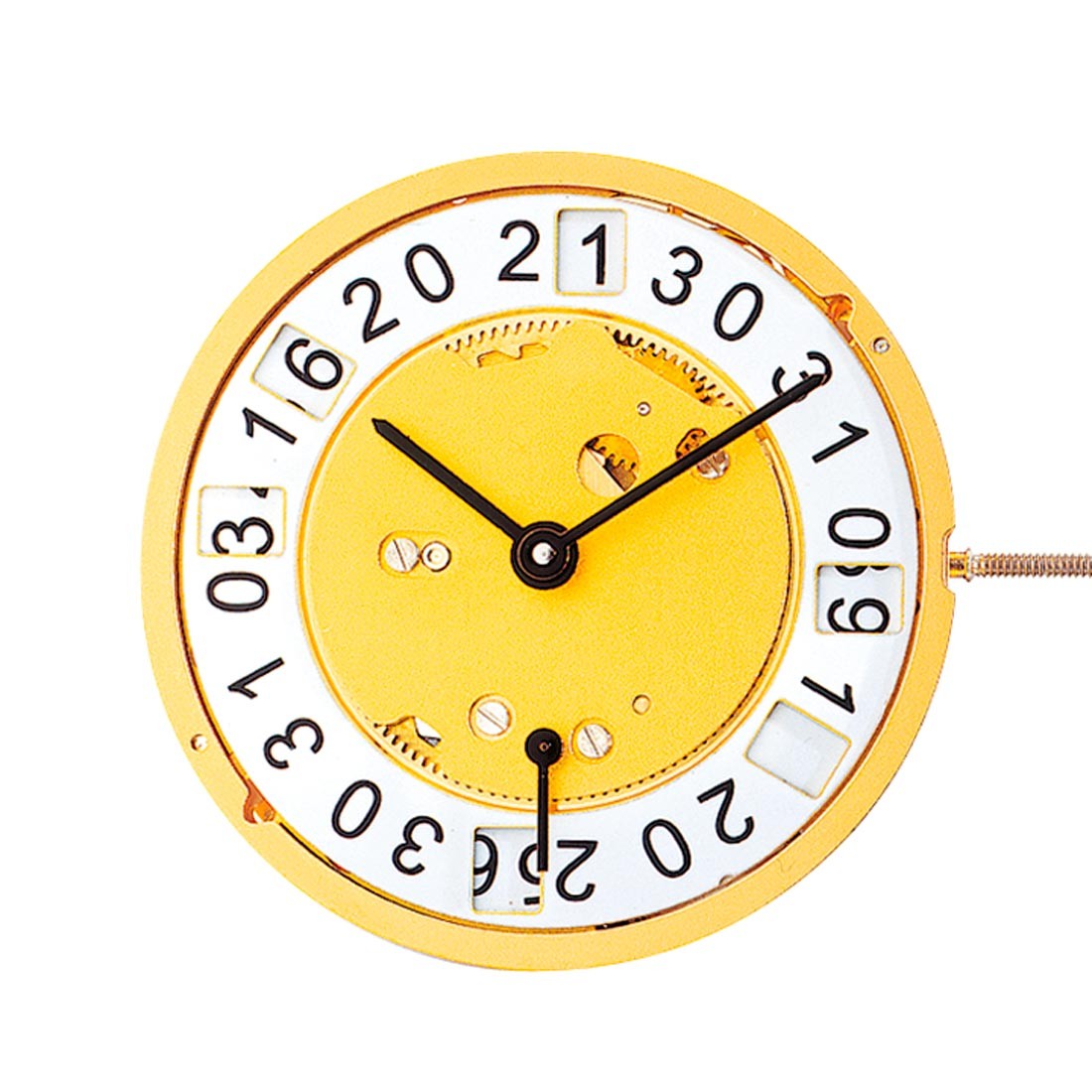 Ronda 6004B quartz watch movement with precise timekeeping for watch repairs and accessories.
