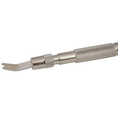 Bergeon 6111 metal spring bar removal tool for precise watch strap fitting and adjustment.