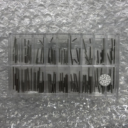 316# stainless steel watch strap pins for secure watchband links, 180 pieces per box.
