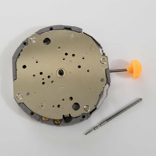 Miyota JS10 quartz watch movement replacement part for precise timekeeping and repair.