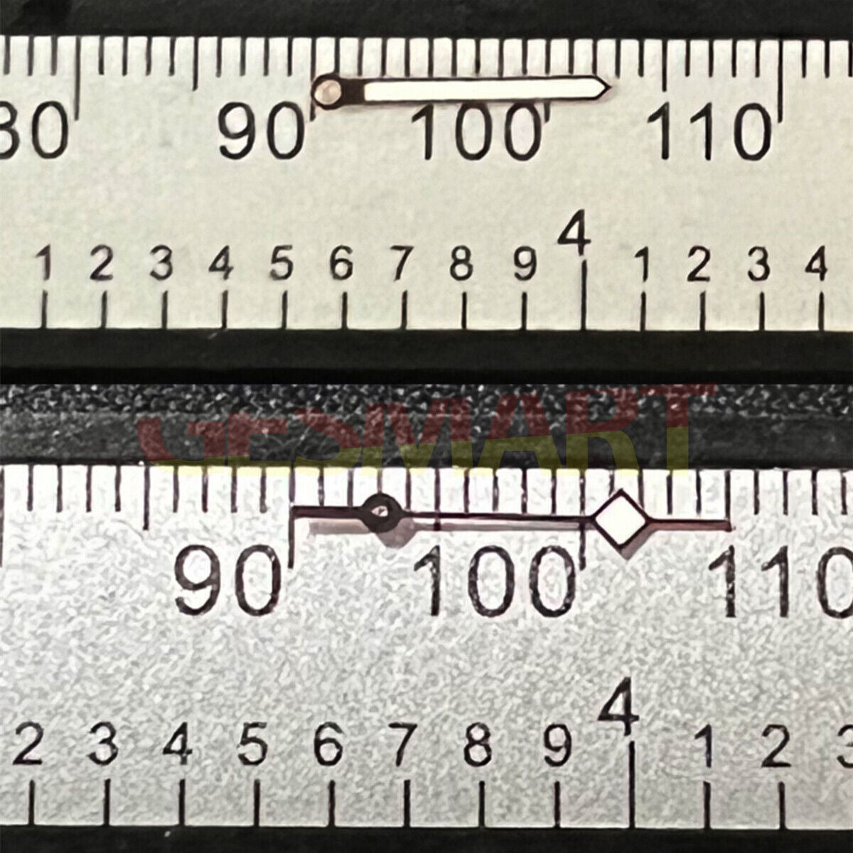 C3 Super Lume snowflake watch hands for SKX007/SBDX007/SRP777 with NH35 NH36 movement, Seiko compatible.