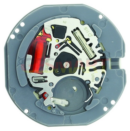 Hattori Epson TMI VJ33B quartz watch movement, precision Japan-made mechanism for accessories.
