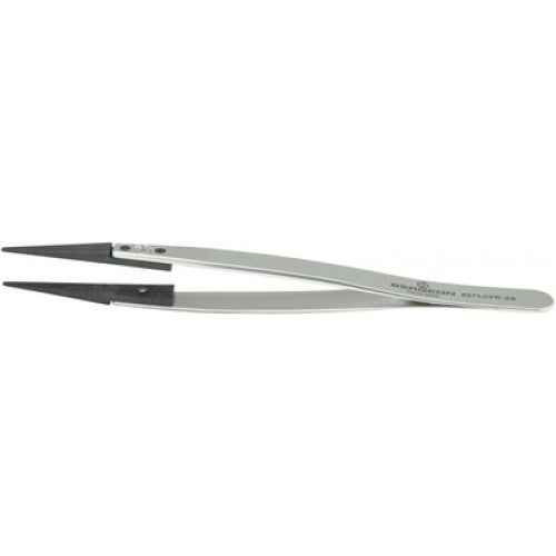 Bergeon 6571-CFR-2A watchmaking tweezers with replaced CFR 2A tips for precise accessory handling