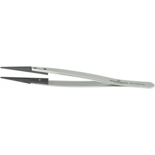 Bergeon 6571-CPR-2A precision tweezers with replaced ends for delicate watch accessory repairs.