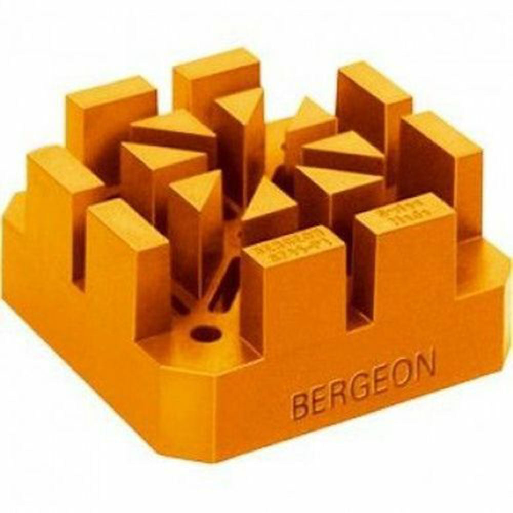 Bergeon 6744-P1-S flexible watch bracelet holder securing watches for precise repair work