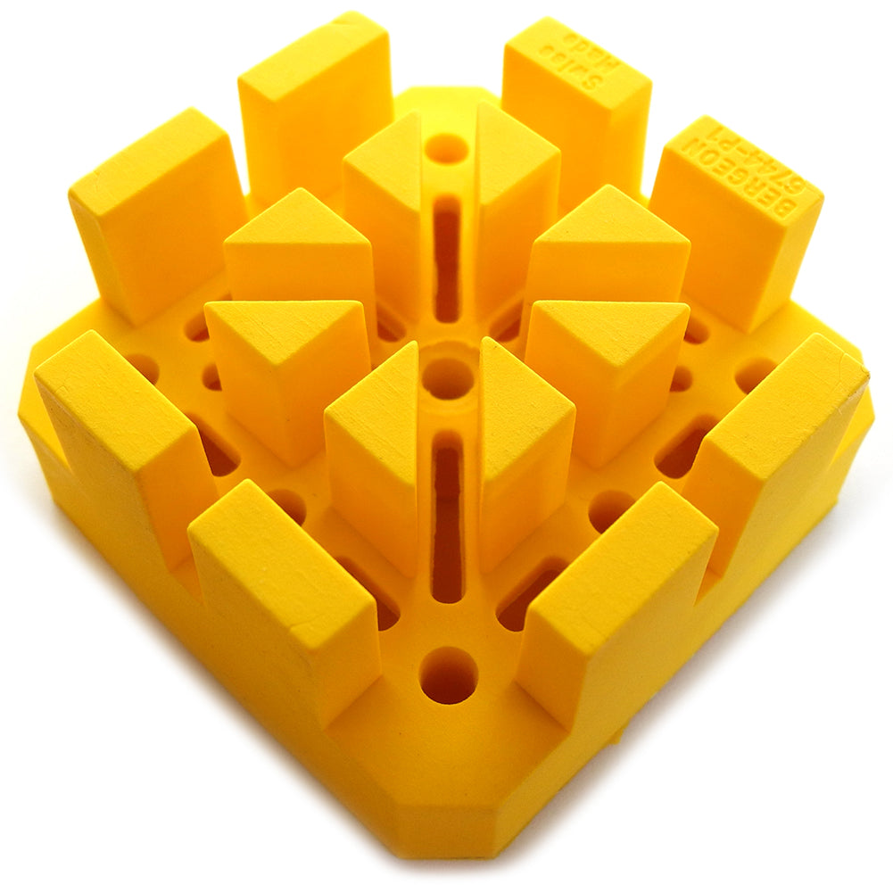 Bergeon 6744-P1-S flexible watch bracelet holder securing watches for precise repair and maintenance tasks