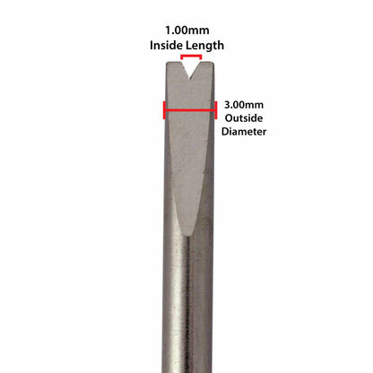 Bergeon 6767-A forked tip tool for precise watch band pin removal, durable steel, compatible with 6767-S.
