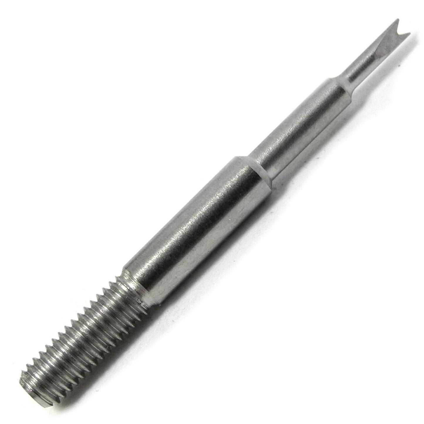 Bergeon 6767-AF stainless steel forked end tip for precise spring bar tool replacement in watch repair.