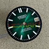 28.5mm Watch Dial Green Luminous Suitable for NH35 Movement #AE46