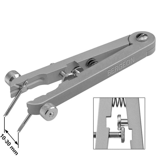 Bergeon 6825-PF spring bar pliers for precise watch bracelet removal and adjustment.
