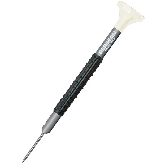 Bergeon 6899-060 ergonomic 0.60mm screwdriver for precision watch repair screws.
