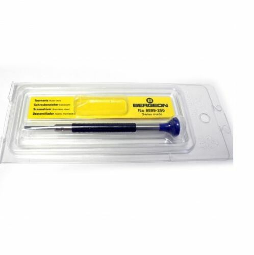 Bergeon 6899-250 ergonomic screwdriver for 2.50mm screws, precision Swiss watchmaker's tool