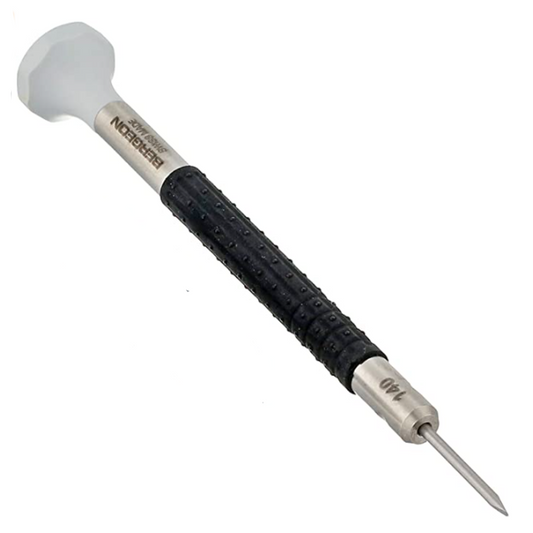 Bergeon 6899-140 ergonomic screwdriver, 1.40mm precision tool for Swiss watch repairs.