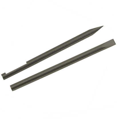 Bergeon 7965 stainless steel replacement blades for ergonomic screwdrivers, precision watch repair tool.