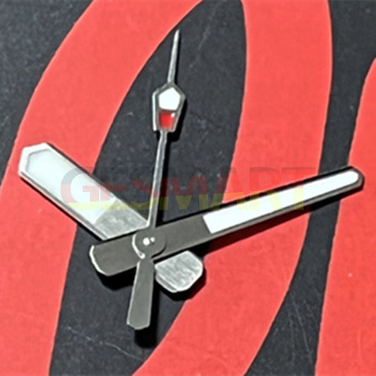 Aiguilles de montre C3 Super Lume argentées pour la plongée SKX/SBBN NH35 NH36 mouvement n° 9