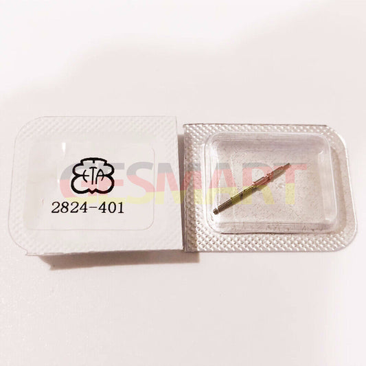 Set of 5 generic watch winding stems for ETA 2824 movement, ideal for watch repairs and replacements.