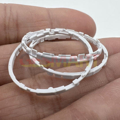 Plastic watch case cushion spacer ring for Miyota 9015 movement, compatible with various brands.