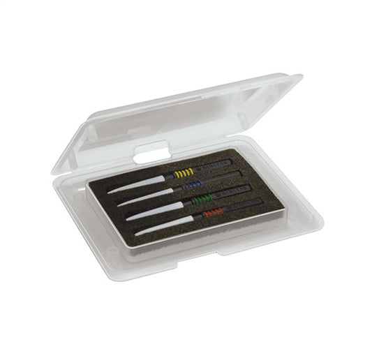 Bergeon 7013-4 precision metal dip oilers set for ergonomic watch oil and grease application