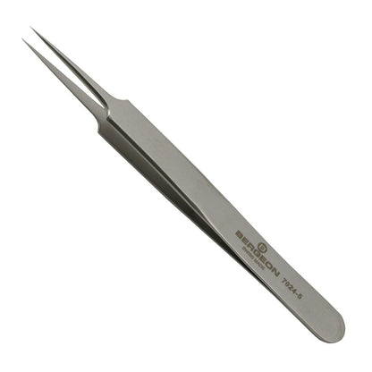 Bergeon 7024-5 anti-magnetic tweezers 110mm for precise watch repair and assembly tasks.