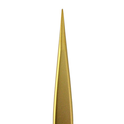 Bergeon 7029-2AM-GF gold-plated antimagnetic brass tweezers for precise watch repair and accessory handling.
