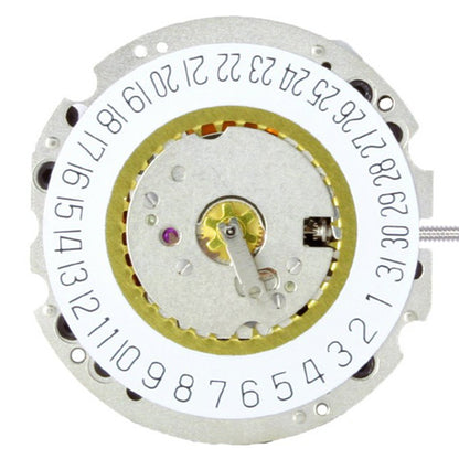 Ronda 705 Quartz watch movement with 3 hands and date window at 3 o'clock, ideal for precise repairs.