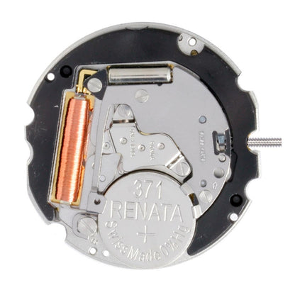 Ronda 705 Quartz movement with 3 hands and date window at 3 o'clock for precise watch repairs.