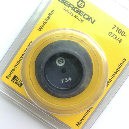 Bergeon 7100-07 watch movement holder for precise repair and assembly of standard watch movements