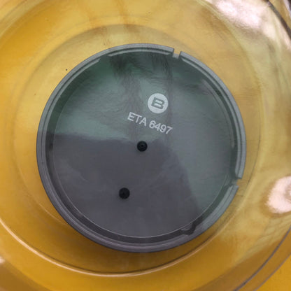 Bergeon 7100 watch movement holder fitting ETA 6497, perfect for precise professional watch repairs.