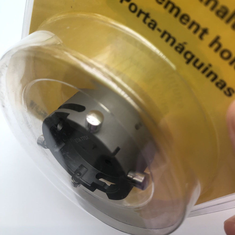 Bergeon 7100 watch movement holder for ETA 775X Valjoux, sturdy repair tool for watchmakers.