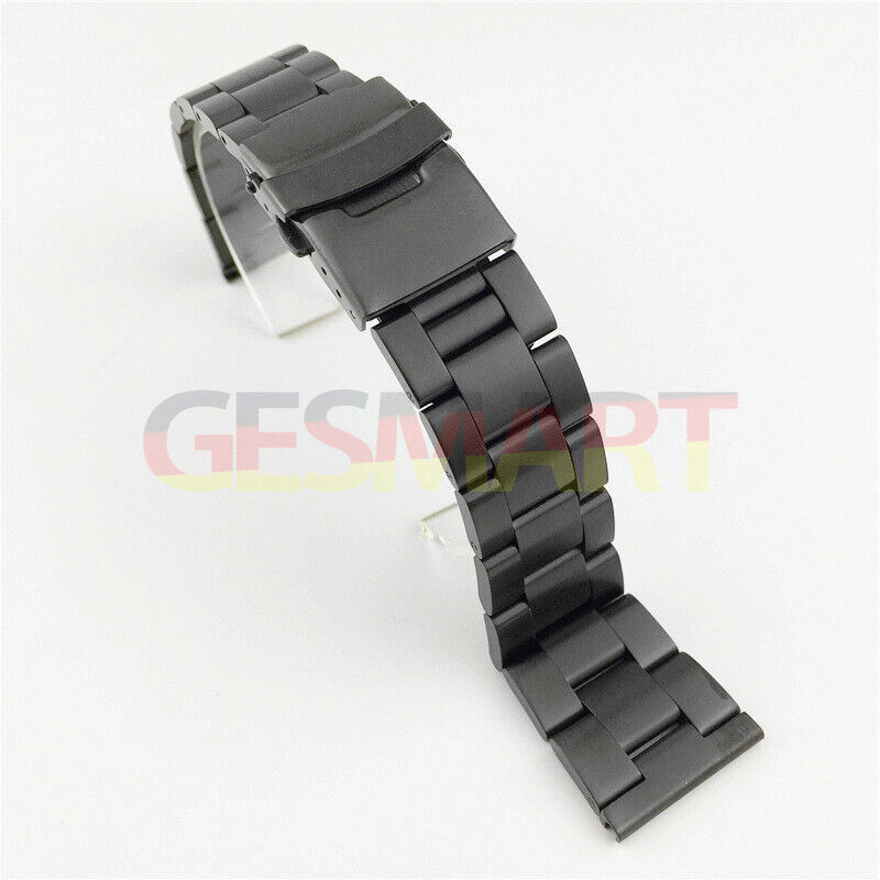 Diving Silk watch band with double lock buckle, durable leather strap for 18-26mm watches.