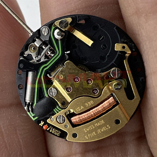 Pièces de rechange pour montres à mouvement à quartz ISA 338 de Watchmakers, remplacement du modèle J328/103