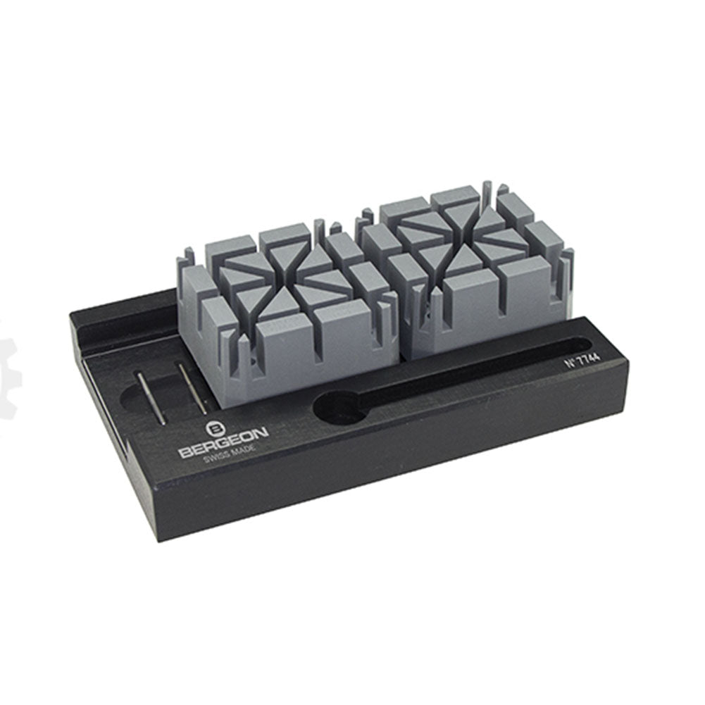 Bergeon 7744 tool for precise watch bracelet pin removal, ideal for watch repair and adjustment.