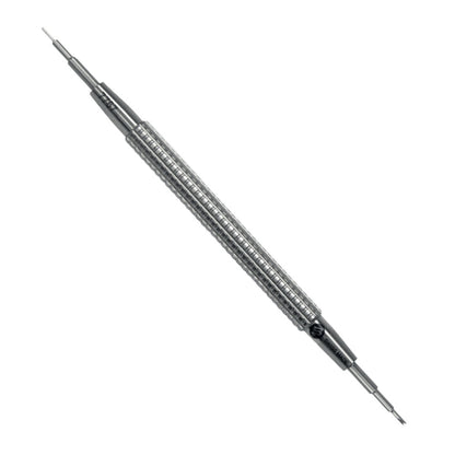 Bergeon 7767-F stainless steel spring bar removal tool for precise watch bracelet adjustments.